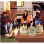 Kinforse Lot de 6 Bougies Citronnelle Parfumées - Ambiance Zen & Décoration Élégante | Pour Intérieur/Extérieur, Jardin ou Campi