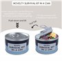 Kit de survie Jemsideas pour anniversaire. Boîte cadeau d'anniversaire humoristique et carte pour les 18 ans. Couleur personnali