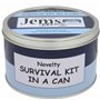 Kit de survie Jemsideas pour anniversaire. Boîte cadeau d'anniversaire humoristique et carte pour les 18 ans. Couleur personnali