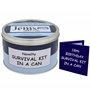 Kit de survie Jemsideas pour anniversaire. Boîte cadeau d'anniversaire humoristique et carte pour les 18 ans. Couleur personnali