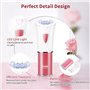 Épilateurs Épilation pour les femmes - Épilateur portable - Épilateur de peau glamour pour le visage - Épilateur électrique à gl