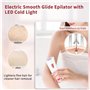 Épilateurs Épilation pour les femmes - Épilateur portable - Épilateur de peau glamour pour le visage - Épilateur électrique à gl