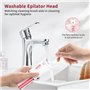 Épilateurs Épilation pour les femmes - Épilateur portable - Épilateur de peau glamour pour le visage - Épilateur électrique à gl