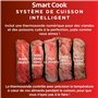Ninja 5-en-1 Grill d’intérieur et friteuse sans huile, 5 modes, cuit jusqu’à 4 hamburgers, capacité 5,7 l, faible dégagement de 