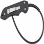 Hdynasty Défense extérieure Fouet d'urgence Multifonctionnel Fouet d'autodéfense Portable Fouet de Combat Fitness Bodybuilding S