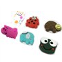 Kisbeibi Amortisseur de vibrations pour raquette de tennis - Amortisseur de raquette en silicone souple (taille : grenouille)