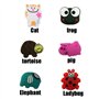 Kisbeibi Amortisseur de vibrations pour raquette de tennis - Amortisseur de raquette en silicone souple (taille : grenouille)
