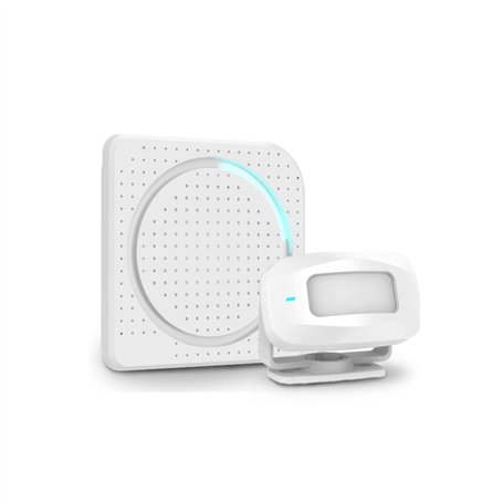 Aktivstar Capteur de mouvement avec alarme sonore pour entréesdétecteur de mouvement pour la maison et le commerce