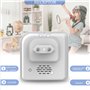 Aktivstar Capteur de mouvement avec alarme sonore pour entréesdétecteur de mouvement pour la maison et le commerce,Sonnette sans