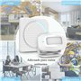 Aktivstar Capteur de mouvement avec alarme sonore pour entréesdétecteur de mouvement pour la maison et le commerce,Sonnette sans