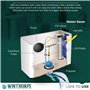 Lot de 3 inserts de réservoir de toilettes, dispositif d'économie d'eau, permet d'économiser plus de 95 onces par chasse d'eau, 