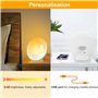 Togaga Réveil Lumineux avec Radio et Simulation d'Aube - 20 Niveaux de Luminosité, Double Alarme, Fonction Snooze, 7 Sons Nature