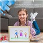 le royal shop Cadre Dessin Enfant à Changer A4 en Bois et Livre Coloriage OFFERT | Cadeau anniversaire, Noël | Affichage et Rang