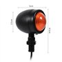 SFONIA 4pcs Indicateurs de Moto Clignotants Lumières 12V Imperméable Universel pour Moto Scooter Quad Cruiser Off Road