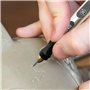 Mini Stylo Graveur sans fil Petit Kit de Outil de Gravure Rechargeable Bricolage avec | Pointe en Carbure de Tungstène | pour Gr