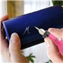 Stylo Graveur Électrique à Cordon Outil de Gravure Bricolage avec |Pochoir et Pointe en Carbure de Tungstène | pour Graver Métal