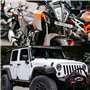 SAVITA 4 pièces Sifflets de cerf Avertissement de la faune sifflet ultrason anti gibier pour voitures, véhicules, motos, noir Ul