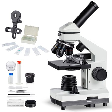 MAXLAPTER Microscope Professionnel pour l'École