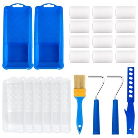 Aomaic Lot de 24 Mini Rouleaux de Peinture