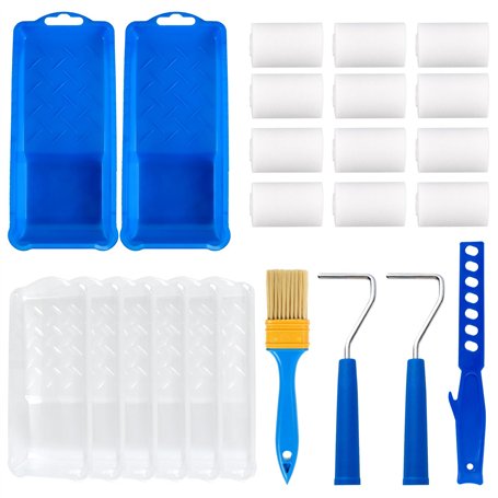 Aomaic Lot de 24 Mini Rouleaux de Peinture