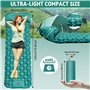 Matelas de Camping Autogonflant avec Pompe à Pied
