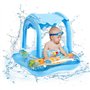 AOUVT Anneau de Natation pour Enfant avec Auvent