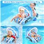 AOUVT Anneau de Natation pour Enfant avec Auvent, Siège de Natation pour Enfant, Anneau de Natation Racing, Aides à la Natation 