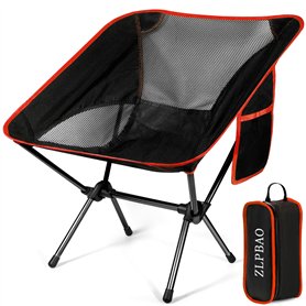 ZLPBAO Chaise de Camping Pliante et Transportable avec Sac de Transport - Jusqu'à 160 kg