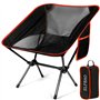 ZLPBAO Chaise de Camping Pliante et Transportable avec Sac de Transport - Jusqu'à 160 kg
