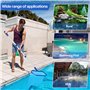 MWZEAUL Kit de Piscine Nettoyage, Épuisette de Surface Piscine et Epuisette Piscine Fond, Filet de Piscine Maille Fine avec Manc