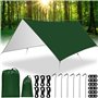 MWZEAUL Camping Bâche Anti-Pluie
