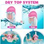 MZJAUVF Masque de Plongée Enfant, Masque Piscine Enfant, 180° HD Masque Tuba Intégral, Anti-Buée et Anti-Fuite Masque Plongée 3~
