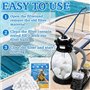 KDISHKRA Balles Filtrantes, 900g Réutilisables Balle Filtrante Piscine Peut Remplacer 31 kg Sable Filtrant, Convient à Divers Sy
