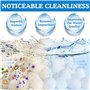 CIANBIFN 1200 g Balle Filtrante Piscine, Boules Filtrantes pour Piscine Balles Filtrantes Piscine Peut Remplacer 40kg Sable Filt