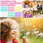 CYJJYZ 60 Pcs Tube Bulles de Savon, Mini Tubes de Bulles de Savon, pour Enfants, Anniversaire, Activités de Plein Air, Bulle Mar