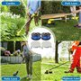 SaiXuan Lot de 12 Bobines + 4 Couvercles pour Coupe Bordure Ryobi One+ 18V 24V 40V, Fil AC14RL3A, Compatible avec Tête AC14HCA, 