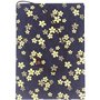 Protège Carnet De Santé Pour Bébé – Bleu Fleuri – Format A5 15x21 cm – Rabats Pour Ranger Les Ordonnances