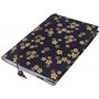 Protège Carnet De Santé Pour Bébé – Bleu Fleuri – Format A5 15x21 cm – Rabats Pour Ranger Les Ordonnances