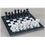 5 cm fait à la main – 1 échiquier et 32 pièces d'échecs – Jeu de société pou