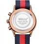 Montres Sport Bleu Rouge Bleu Bleu Nylon Bracelet Rose Or Noir Cadran Chronographe Calendrier Imperméable