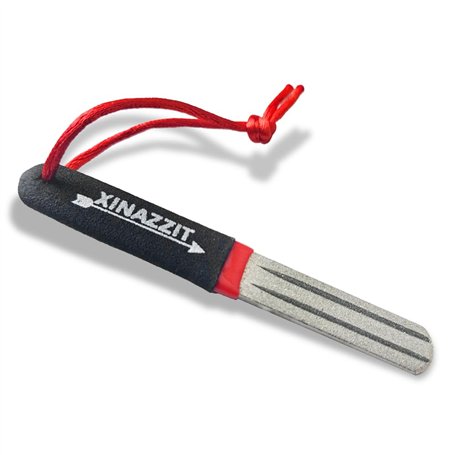 XINAZZIT Affûteur de fléchettes à rainure en V pour entretien des fléchettes - Design compact et fin - Outil d'affûtage rapide o