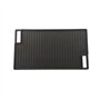 BBQNovation Grille multifonction en fonte double face - Plaque de cuisson en fonte - Plaque de cuisson plancha - Pour four, cuis