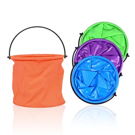 Lot de 4 seaux pliables