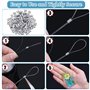 Fil en nylon - 250 m - Solide - Monofilament - Fil de pêche en nylon transparent - Résistant à la déchirure - 0,8 mm - Avec 120 
