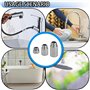 6 Pièces Rallonge de Robinet 1/2", Rallonges Robinet en Acier Inoxydable Raccord Fileté Demi Pouce Interface Filetée Extérieure 