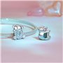 Breloque en forme d'ours en argent sterling 925 pour bracelets Pandora Bijoux pour femmes et filles, Zircone cubique, Zircone cu