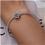 Breloque en argent sterling 925 pour bracelets Pandora pour femme, nœud celtique, pendentif en forme de cœur, bijou de Noël pour