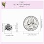 Breloque en argent sterling 925 pour bracelets Pandora pour femme, nœud celtique, pendentif en forme de cœur, bijou de Noël pour