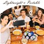 Porte-Bouteilles Réfrigérateur à Vin, 2 Organisateurs Empilables Universels - Range-Bouteilles pour Cuisine/Cellier/Étagère - Co