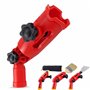 Extension de manche de fixation pour pinceaux multi-angles - Support universel pour brosse à peinture - Outil pour la plupart de